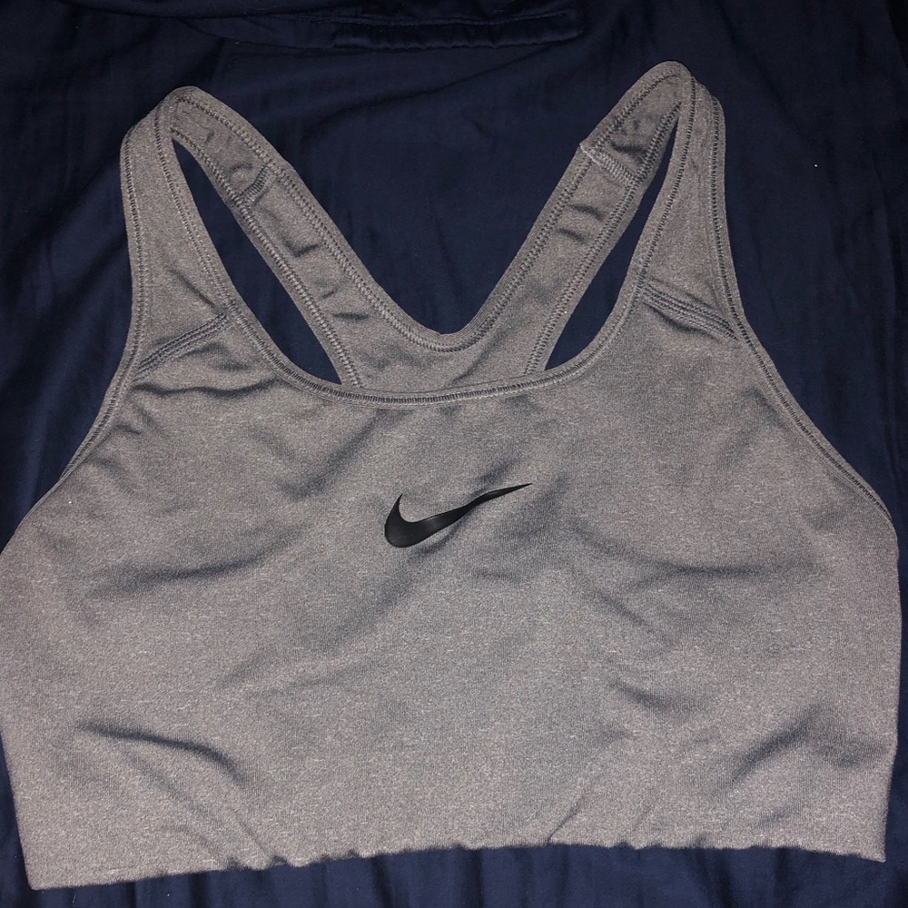 Grey Nike Sports Bra